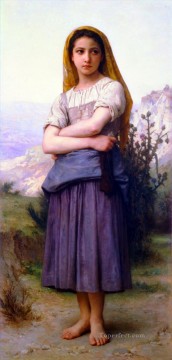 Bergere 1886 Realism William Adolphe Bouguereau Oil Paintings